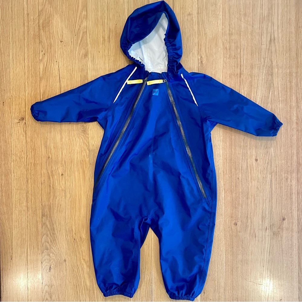 MEC Blue Hooded Rain Suit 18 months NWOT